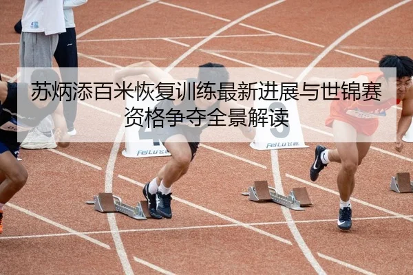 苏炳添百米恢复训练最新进展与世锦赛资格争夺全景解读